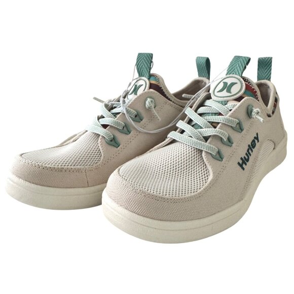 Hurley Castaic Beige Sneaker Size 6 Light Weight NWOB $89 Lace Up - Picture 6 of 12